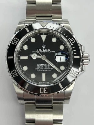 Reloj automático Rolex Submariner fecha esfera negra bisel de cerámica 41 mm 126610 Foto 1 de 4