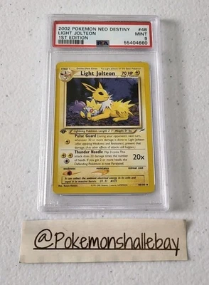 Light Jolteon 1st Edition 48/105 - Neo Destiny *PSA 9 - MINT* Pokemon Card - Image 1 of 4