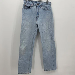 Pantalones de mezclilla vintage Levis 505 calce regular pierna recta azul claro talla 31x30 para hombre - Imagen 1 de 17