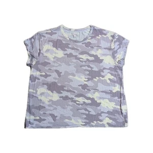 Kookaburra By UGG Tshirt P2X Lila Lounge Wear Oberteil Kurzarm Camouflage - Bild 1 von 9