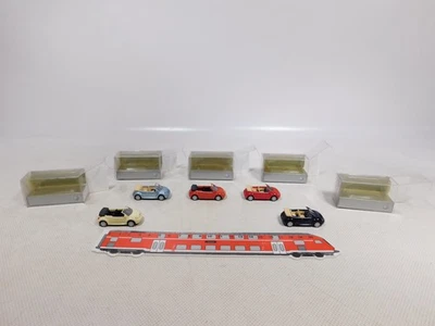 Wiking 1:87 H0 5X Cabrio Cabriolet Volkswagen VW New Beetle Mint Box #EG785-0,5 - Immagine 1 di 4
