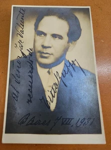 Foto Ópera Barítono Italiana Titta Ruffo con Original Firmado 1931 + Programa Colón - Imagen 1 de 8