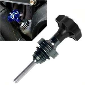 Motorcycle Aluminum Engine Oil Dipstick For 125CC ATV Pit Dirt Bike Black - Picture 1 of 5