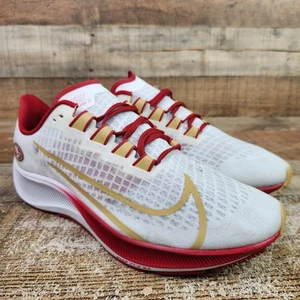 Nike Air Zoom Pegasus 37 SF 49ers Herren Gr. 9 weiß rot sportlich Laufen Sneaker - Bild 1 von 10