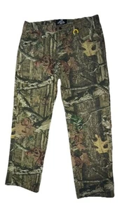 Mossy Oak Camo Twill Pants Men's 34x34 (fits 34-31.5) Infinity Break Up Hunting - Picture 1 of 17