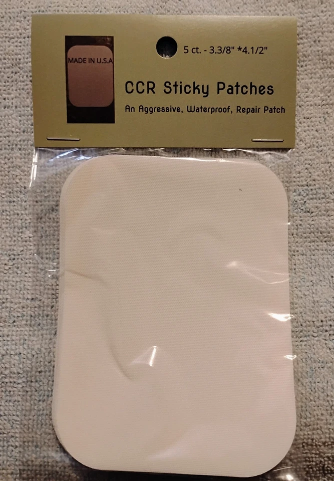 CCR Sticky Patches - An Aggressive Repair Patch - Tent, RV, Boat, Camping, Home - Image 1 of 1