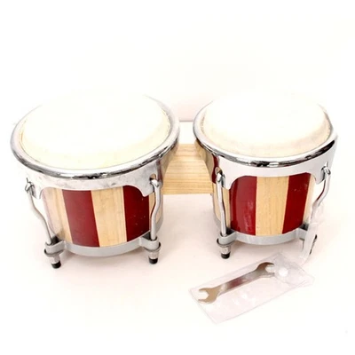 Bonghetti Meinl HB50BK Bongos 6.5” 7.5” in Legno Nero Percussioni Latine Afro - Imagen 1 de 2
