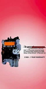 Fully Reconditioned Ford Focus 1.0 Bare Engine SUPPLY&FIT service 12-19 in EXC! - Picture 1 of 2
