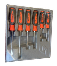 Snap-on Sgdx60br 6pc Combination Instinct Soft Grip Screwdriver Set