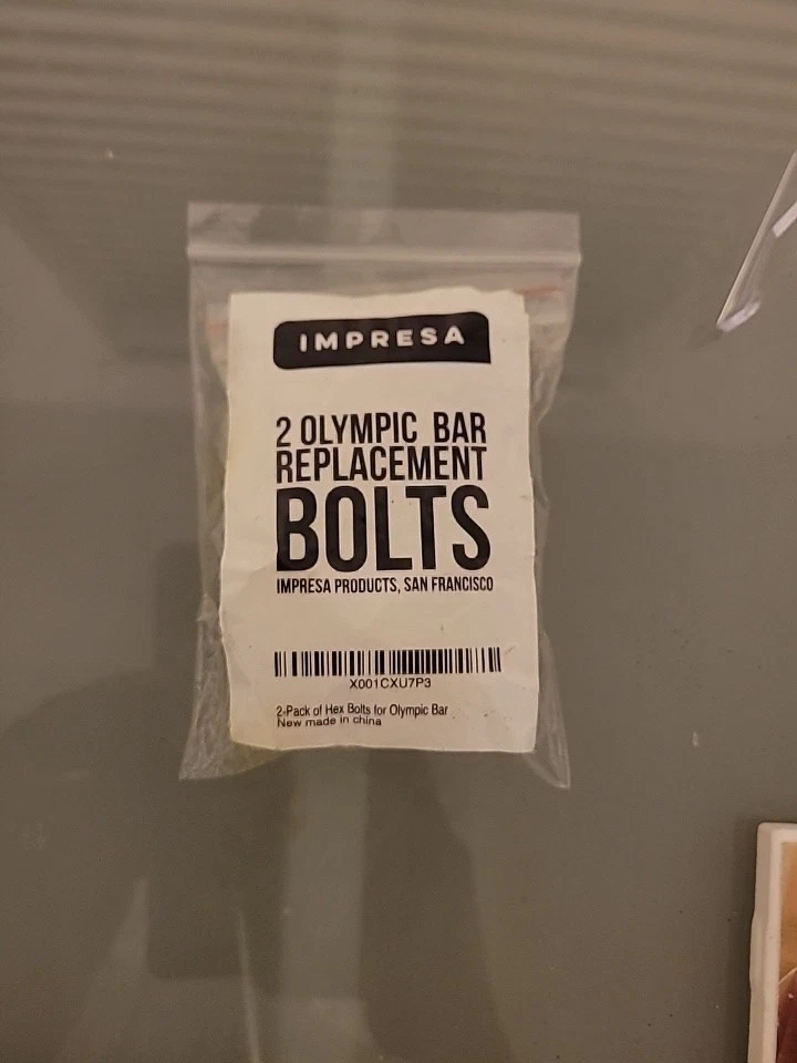 IMPRESA Products 2-pack Hex Bolts for Olympic Bars/olympic Bar Replacement Bolt