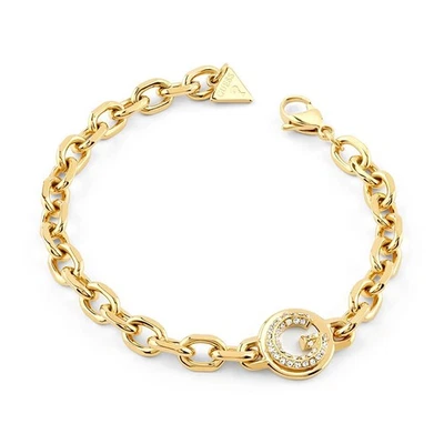 GUESS Schmuck Damen-Armband G Coin Goldfarben S JUBB05438JWYGS - Bild 1 von 4