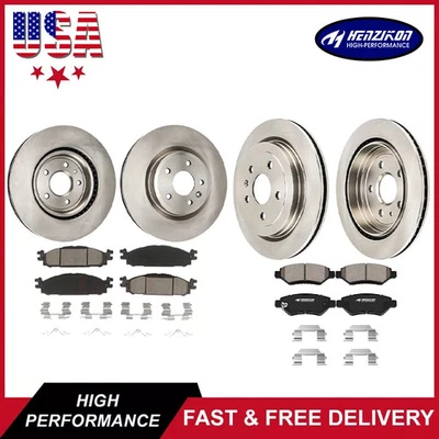 Rotor de disco trasero delantero 316 mm 315 mm + pastilla de freno de cerámica para Cadillac CTS 2008-2014 Foto 1 de 3