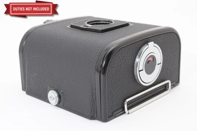 [Casi COMO NUEVO] Hasselblad A16 Tipo II Negro Tardío 6x4.5 645 Película Volver de JAPÓN Foto 1 de 4