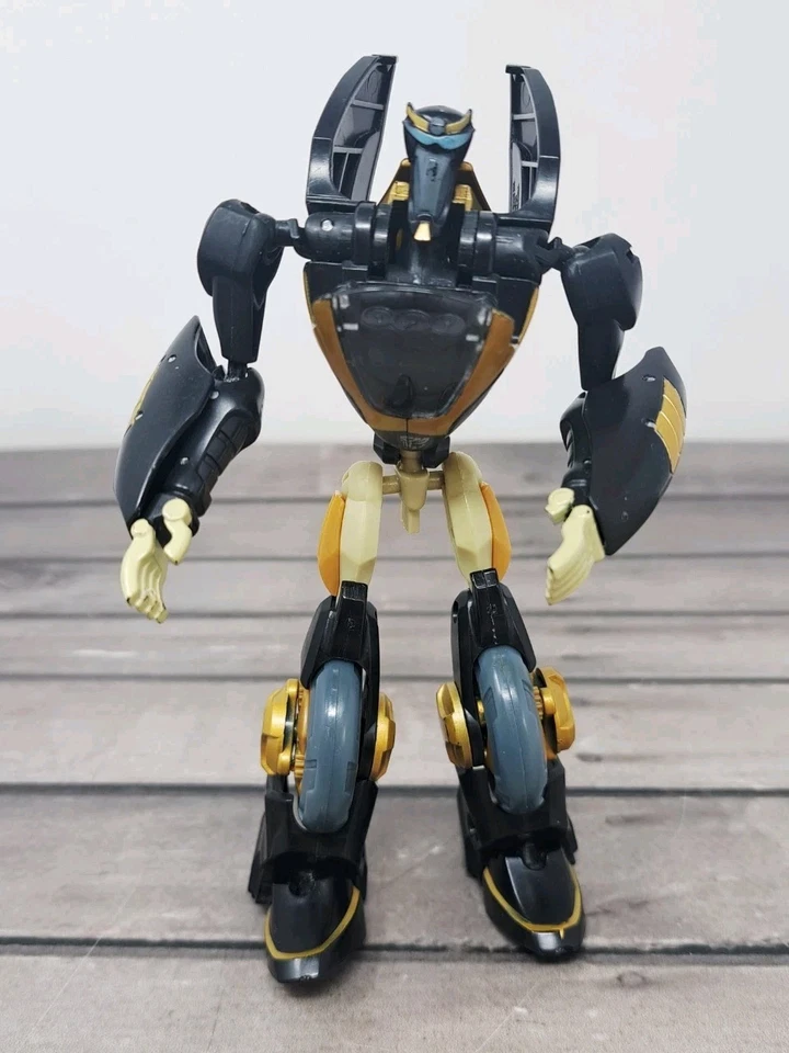 Transformers Animated PROWL Action Figure Deluxe Class Hasbro 2008 Incomplete - Image 1 of 4