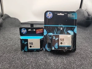 (2er-Pack) Original HP 98 schwarze Tintenpatrone Ablaufdatum April/März 2012 C9364WN - Bild 1 von 5