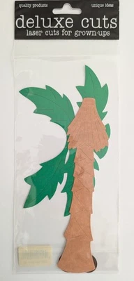 Palmeras y cocos troquelados láser adornos para álbumes de recortes por cortes de lujo Foto 1 de 3