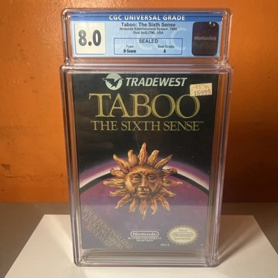 Taboo The Sixth Sense (Nintendo NES 1989) CGC Graded 8 Brand New Factory Sealed - Image 1 of 4