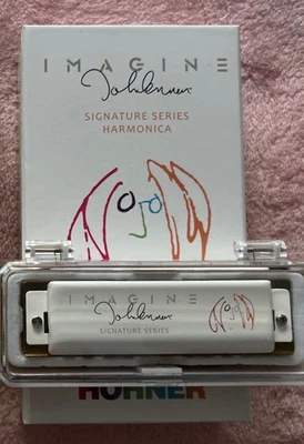 Hohner Imagine John Lennon Signature Series Harmonica #592JLS Never Used  - Image 1 of 3