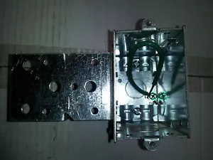 (1 Stück) 3" x 2" Elektrischer Schaltkasten 3-1/2" tief mit RX Kabelschellen ~ Raco 603 - Bild 1 von 3