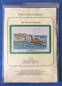 The Cornish Collection St. Ives Counted Cross Stitch Kit Sybilla Davis 14 Count - Picture 1 of 8