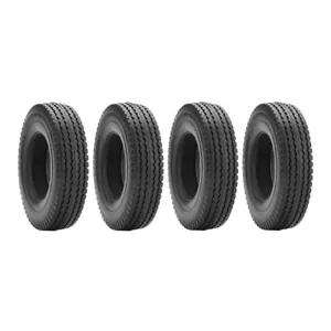 4pcs RC Car Tires for Tamiya 1/14 Remote Controlled Tractor Trailer/Truck Wheels - Picture 1 of 12