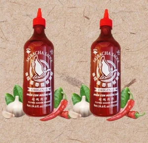 2 Bottles Flying Goose Sriracha Hot Chili Sauce Original 24.68 oz 730ml - Picture 1 of 3