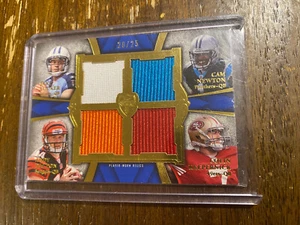 2011 Topps supreme patch Cam Newton colin kaepernick andy dalton Rookie card /25 - Picture 1 of 2