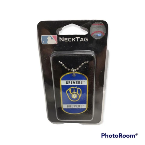 Milwaukee Brewers 17" dog tag Neck Tag Necklace Cover