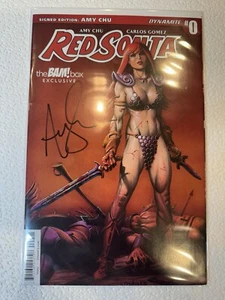 Red Sonja #0 (Dynamite Entertainment December 2016) Autographed Amy Chu CoA - Picture 1 of 5