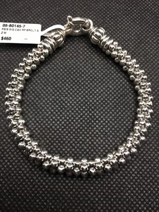 LAGOS Signature Caviar Sterling Silber Seil Armband Größe M - Bild 1 von 2