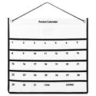 Classroom Calendar Pocket Chart Cell Phone Holder Hanging Organizer Storage Bag