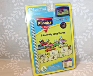 LeapFrog LeapPad~I Know My Long Vowels ~Phonics Activity Book and Cartridge NEW - Picture 1 of 6