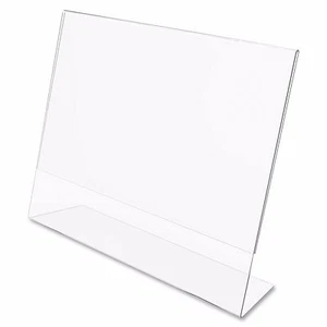 Schillernde Displays 10 Acryl 6" x 4" schräge Schildhalter - Bild 1 von 3