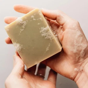 Handmade Natural Goat Milk Square Soap Bar for Sensitive Skin, 4.5 oz, 1 or 3 pk - Picture 1 of 17