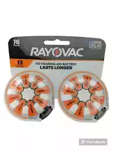 RAYOVAC 16-Pack Size 13 Hearing Aid Batteries - Picture 1 of 1