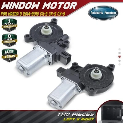 2x Motor elevador ventana trasera izquierda y derecha para Mazda 3 2014-2018 CX-3 2016-2021 CX-5 Foto 1 de 4