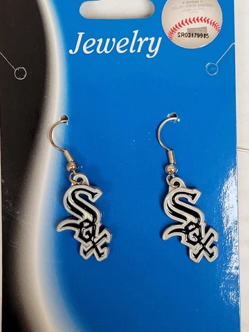MLB Chicago White Sox Earrings, NEW (Logo) Cover
