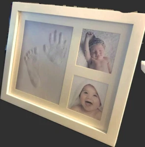 Baby Footprint & Hand Frame Kit for Girls, Boys or Pets.. New - Picture 1 of 6
