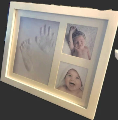 Baby Footprint & Hand Frame Kit for Girls, Boys or Pets.. New - Image 1 of 4