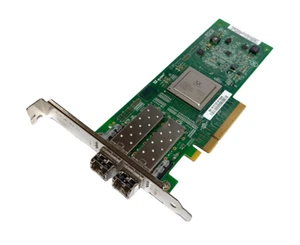 Qlogic QLE2562 Dell 0MFP5T 8GB Dual Card FC Fibre Channel PCI-e voll Profile - Bild 1 von 1
