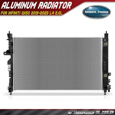 1x New Radiator for INFINITI QX50 2019 2020 2021 2022 2023 L4 2.0L 214605NAOA - Image 1 of 4