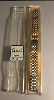 Speidel  Ladies Two-Tone Stainless Steel Watch band 14mm 1806/15 NEW - Image 1 of 4