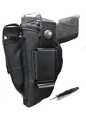 Concealed Glock 42 Nylon Gun Holster By Feather Lite. For Hip or IWB - Image 1 of 2