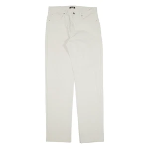 GIANFRANCO FERRE Mens Trousers Cream Regular Straight W33 L34 - Picture 1 of 8