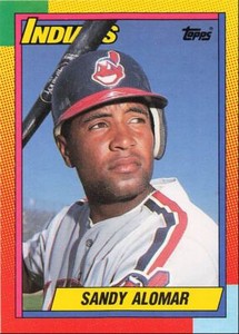 1990 Topps Traded Sandy Alomar Cleveland Indians #2T