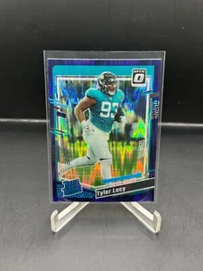 2023 Panini Optic Tyler Lacy Rookie Purple Shock Prizm #253 Jaguars - Picture 1 of 2