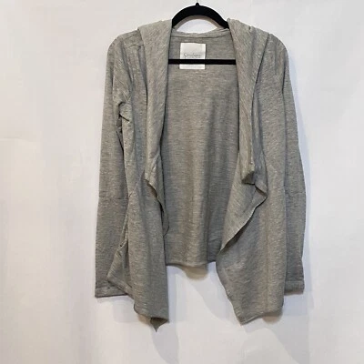 Женский активный кардиган с капюшоном Jessica Simpson X Small Open Front Цвет серый Водопад - Изображение 1 из 4