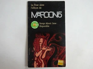 MAROON 5 ♦ RARE FRENCH PoS ( PLV ) ♦ SONGS ABOUT JANE - Picture 1 of 4