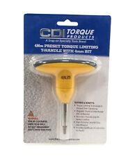 CDI T-Handle Torque Wrench Tool Preset Limiting at 4Nm Yellow