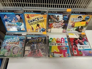 LOTTO PS3 FITNESS BROADWAY KUNG FU RIDER EYEPET PARTY UOSTAR 2 SING IT STAR M - Imagen 1 de 11